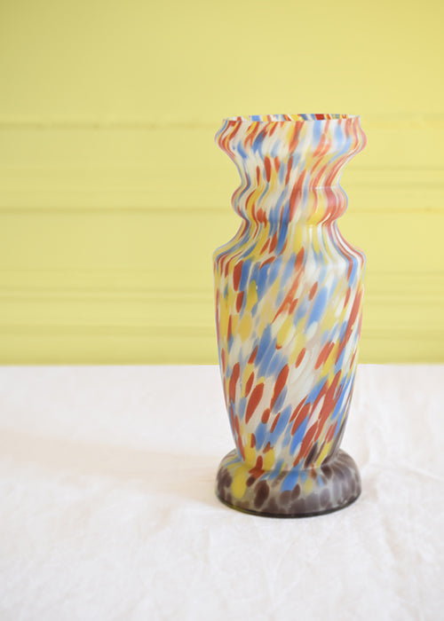 Aimée Aimer Vases vase Feu d'Artifice verre jaspé 27 cm