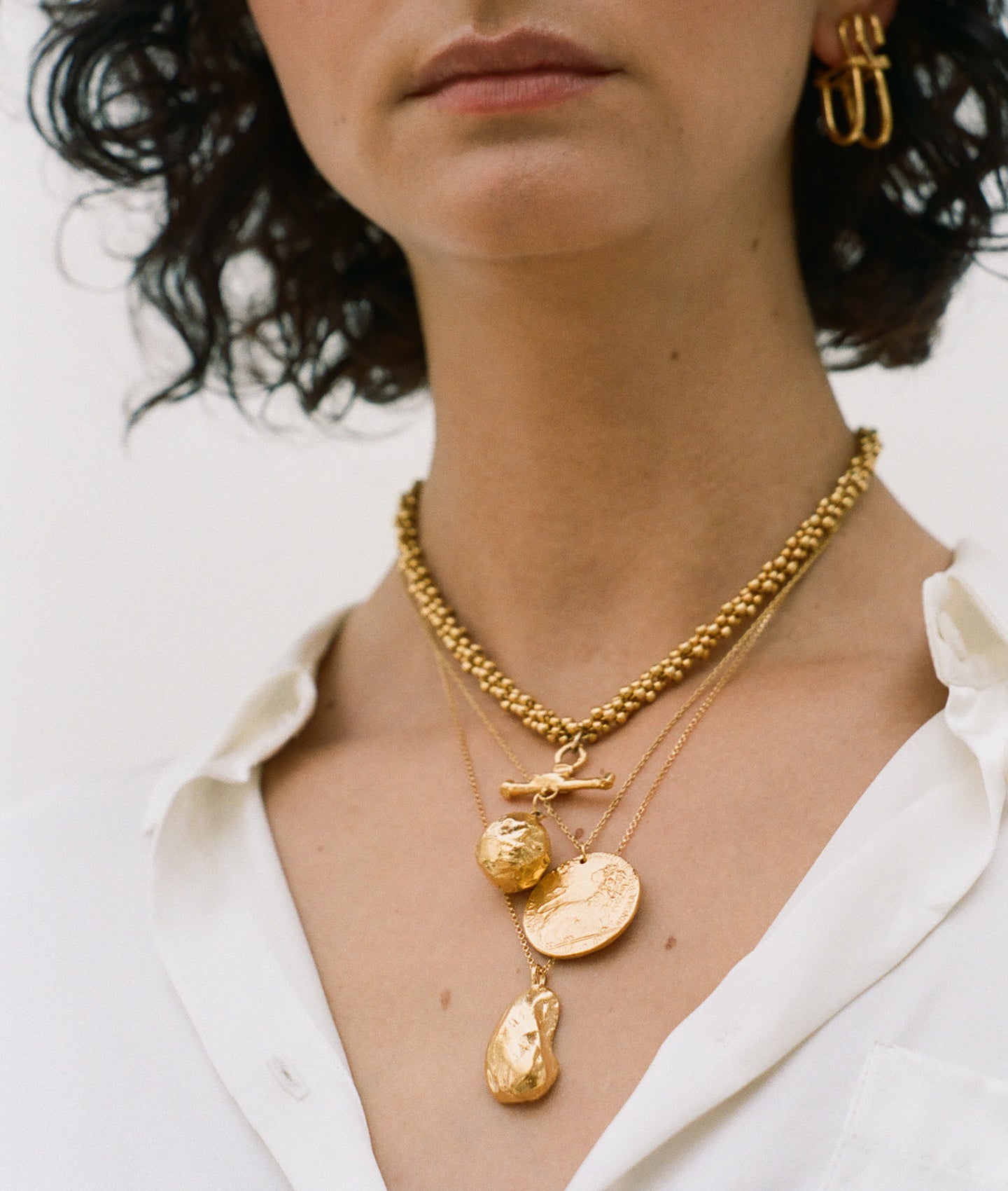 Alighieri L'Aura Choker collier ras du cou or 24ct