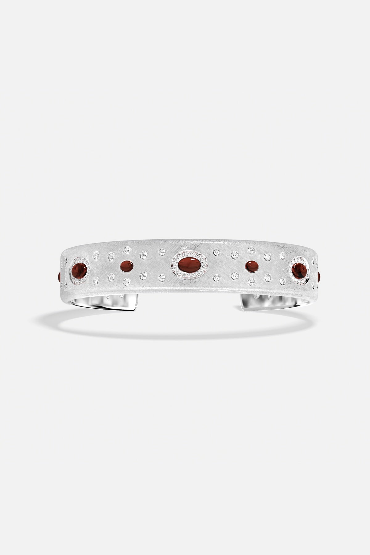 APM Monaco Automne Les Cabochons Jonc Bordeaux Taille M 17 cm