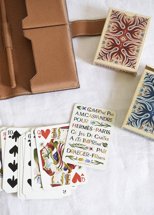 Hermès Étui cartes Cassandre cuir 20 cm pièce unique