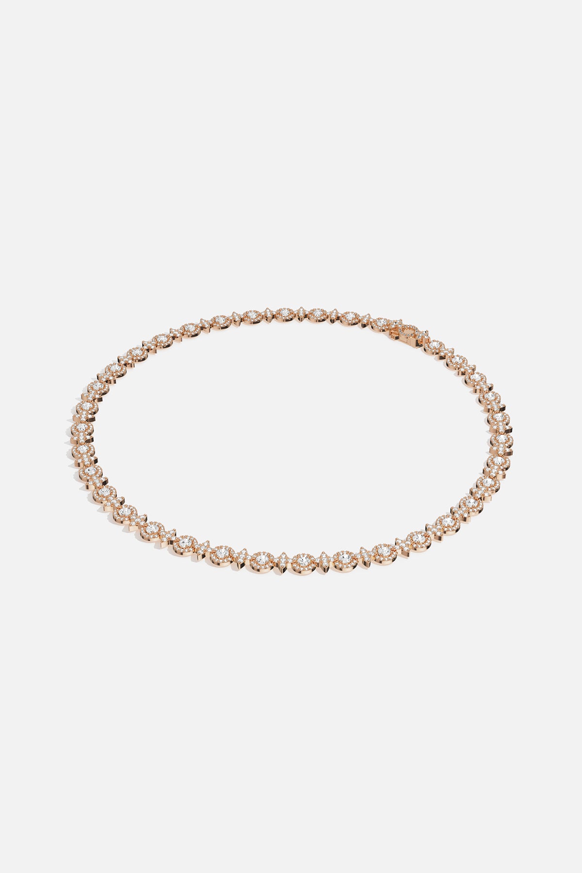 APM Monaco Météorites Glamour collier or rose 39 cm