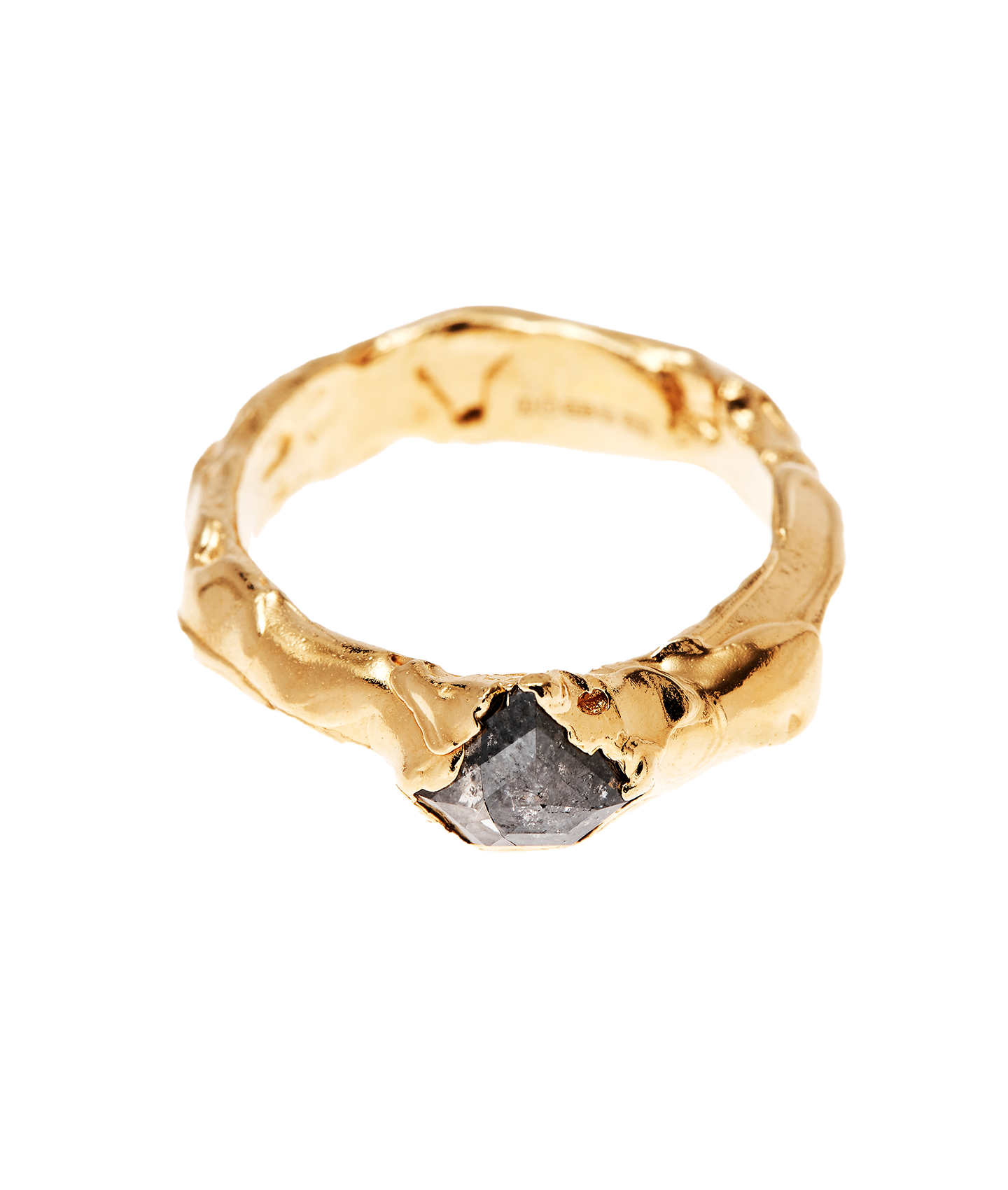 Alighieri Captured Meteor bague or 9 carats plaqué 24ct