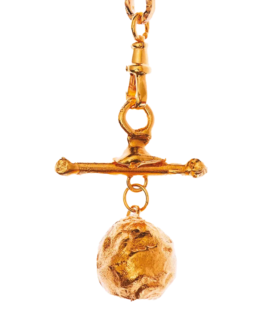 Alighieri L'Aura Choker collier ras cou plaqué or