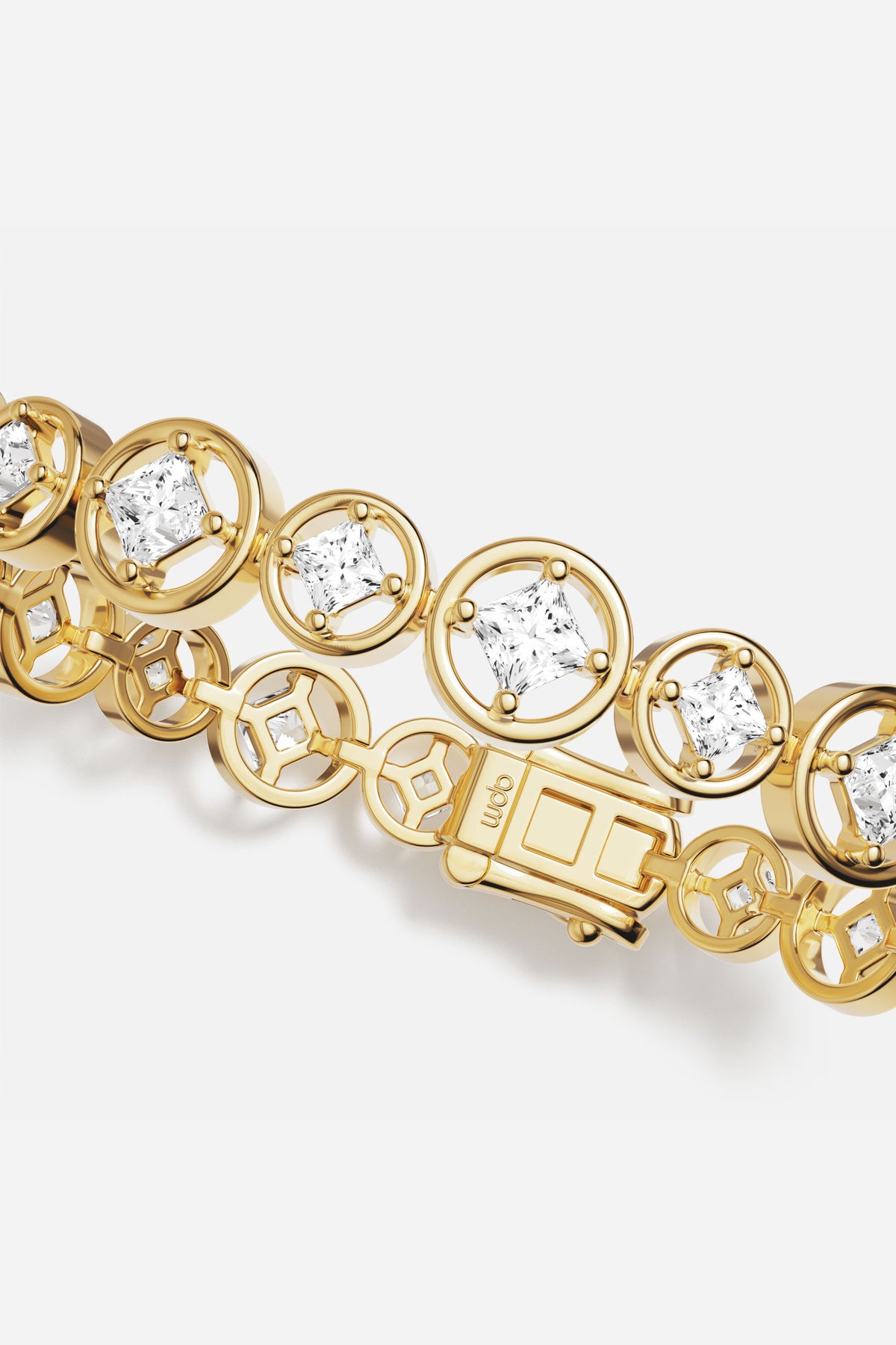 APM Monaco Soleil Bulles d'Eau bracelet doré taille M