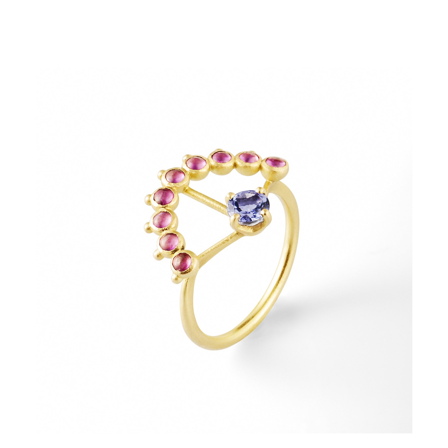 Aimée Aimer Beija-Flor bague or tanzanite taille 52