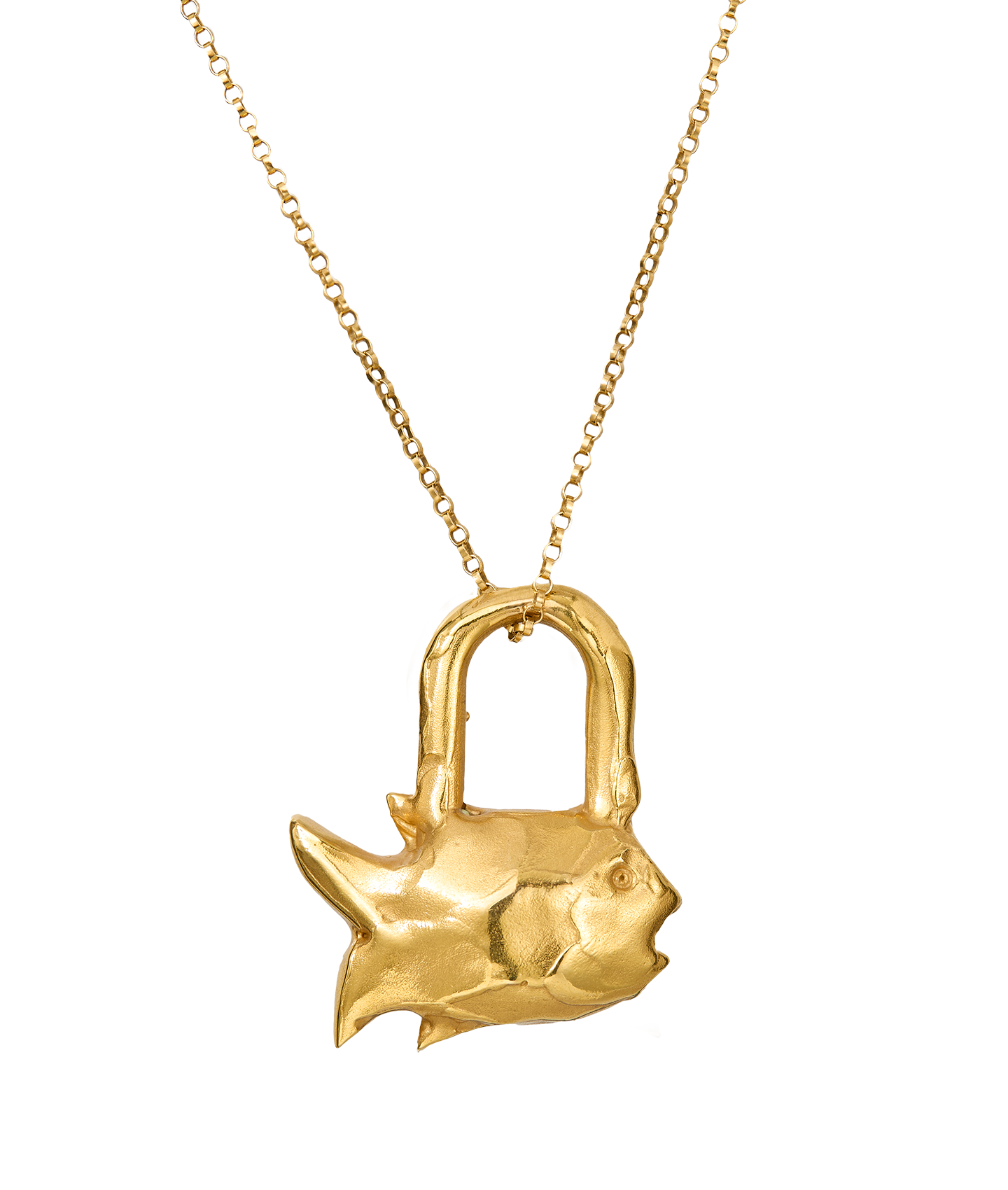 Alighieri A Life Unlocked collier chaîne dorée poisson