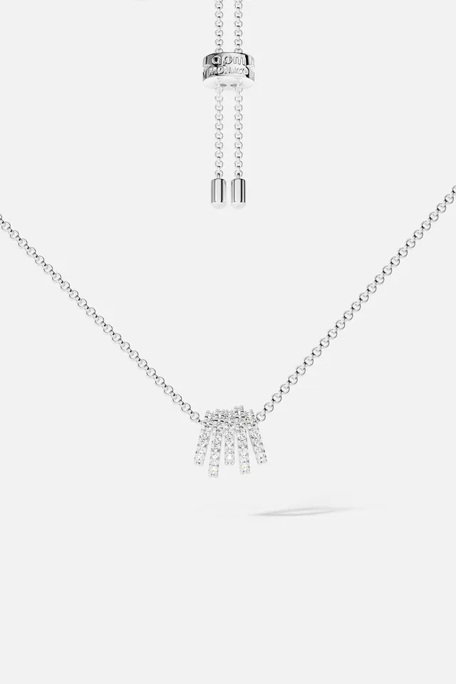 APM Monaco Croisette Promesse collier argent 38-65 cm