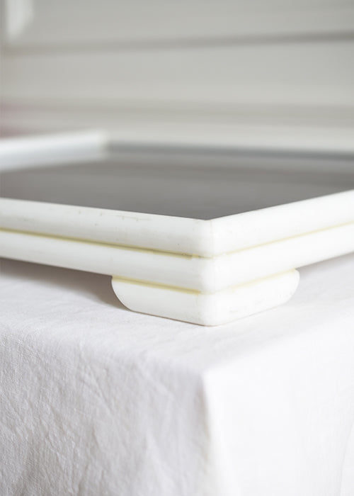 Aimée Aimer plateau résine fractale Dior 60x50 pièce unique