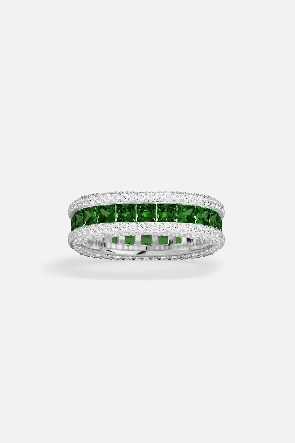 APM Monaco Festival Monaco bague verte zircon taille 52
