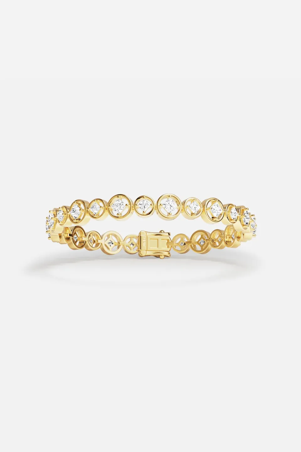 APM Monaco Soleil Bulles d'Eau bracelet doré taille M