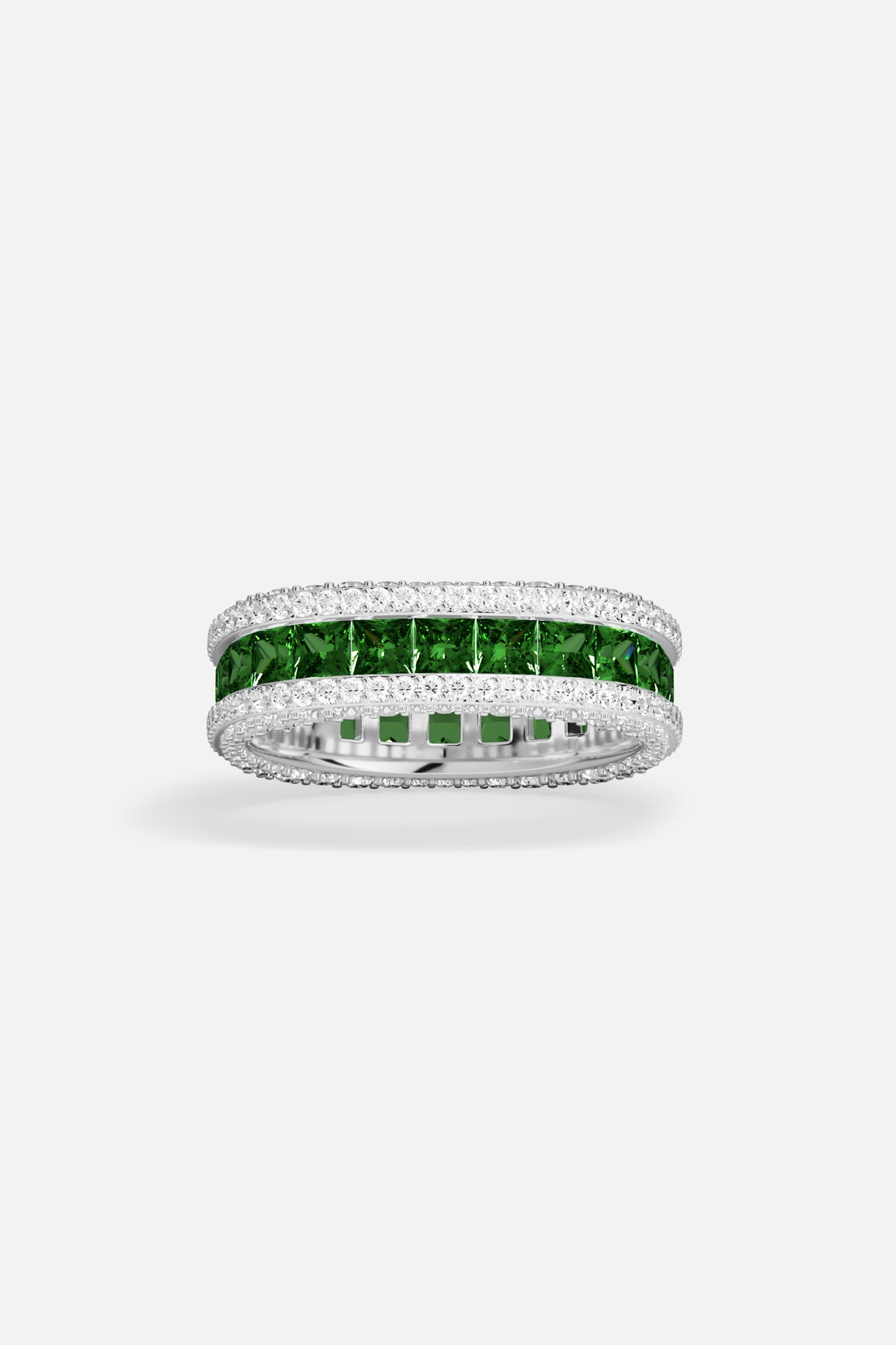 APM Monaco Festival Monaco bague verte zircon taille 52