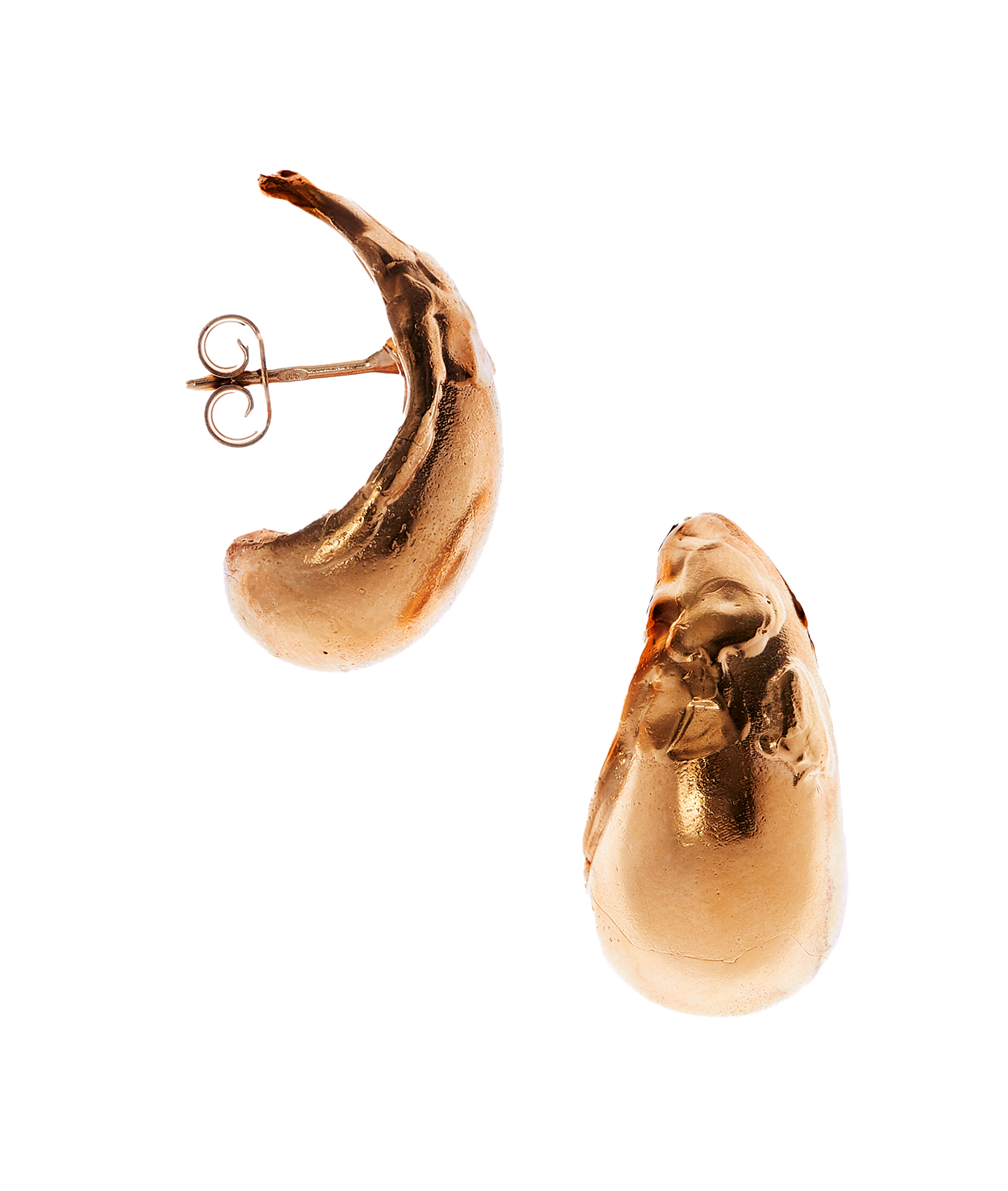 Alighieri Abundant Dream Hoop créoles plaqué or 24ct
