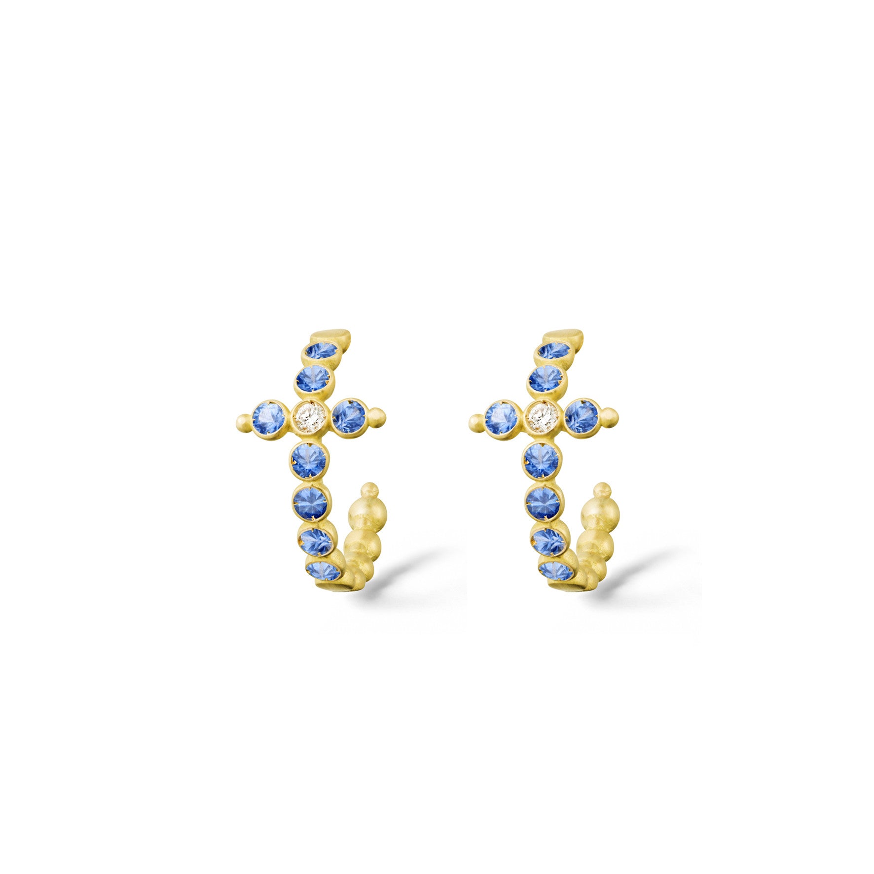 Aimée Aimer Folles Iguazu créole or jaune saphir diamant unité