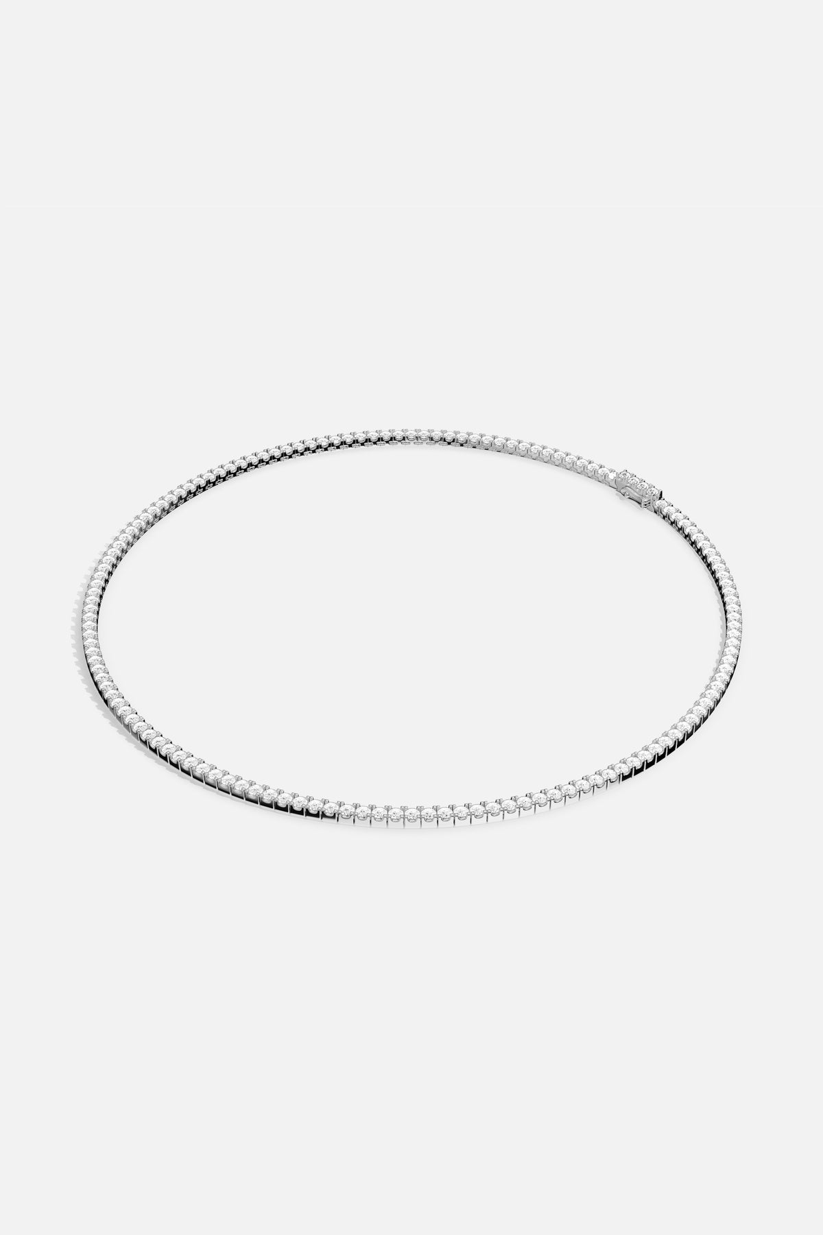 APM Monaco Lumière Tennis collier rivière blanc