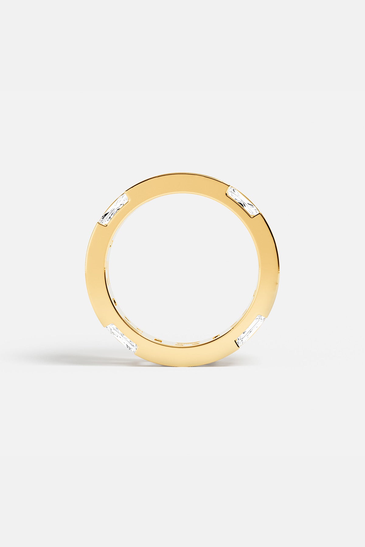APM Monaco Festival Ice bague zircon blanc dorée 52