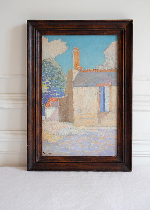 Aimée Aimer Œuvres tableau huile Paul Costes 34 x 22 cm