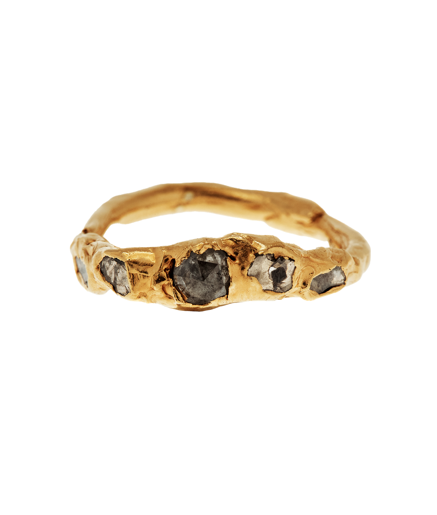 Alighieri The Far Side of the Moon bague or massif pièce unique