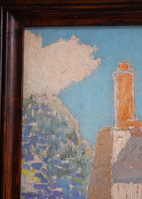 Aimée Aimer Œuvres tableau huile Paul Costes 34 x 22 cm