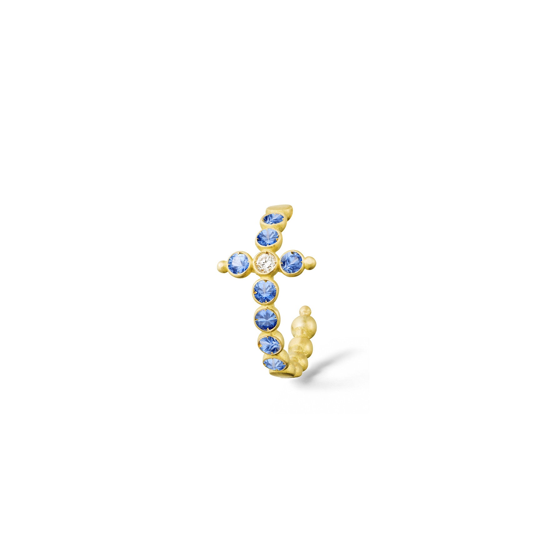 Aimée Aimer Folles Iguazu créole or jaune saphir diamant unité