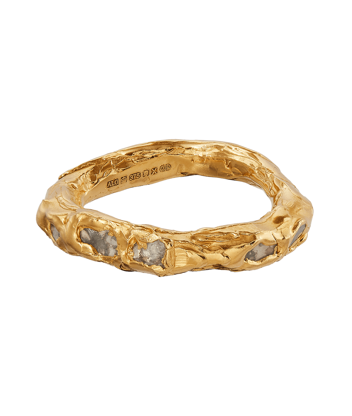 Alighieri Footsteps Milky Way bague diamant or