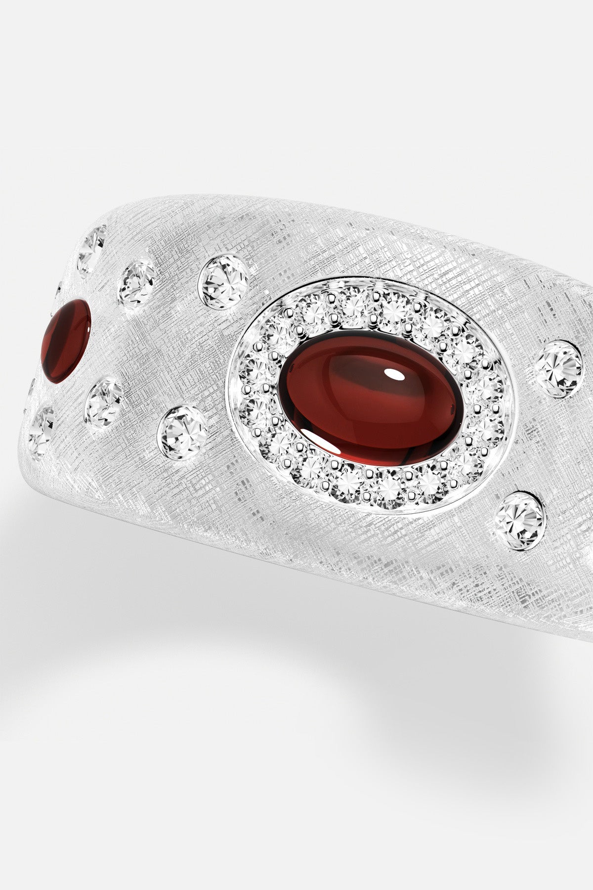 APM Monaco Automne Les Cabochons bague bordeaux
