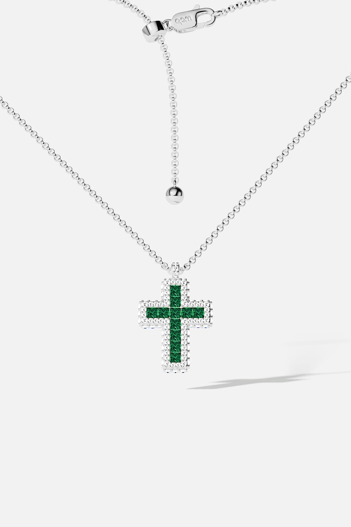 APM Monaco Festival Monaco collier argenté vert réglable