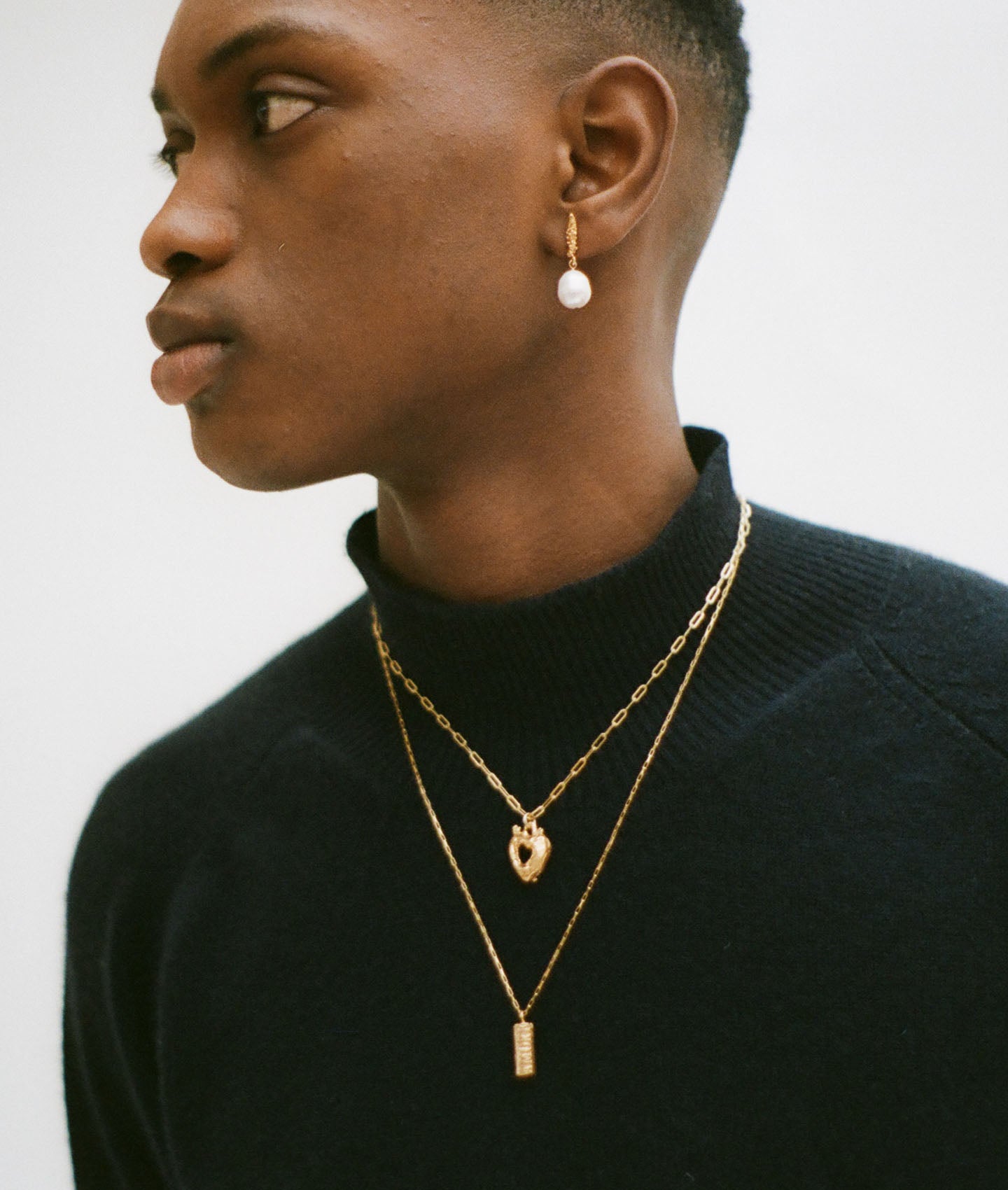 Alighieri The Lovers' Pact Necklace collier médaillon or