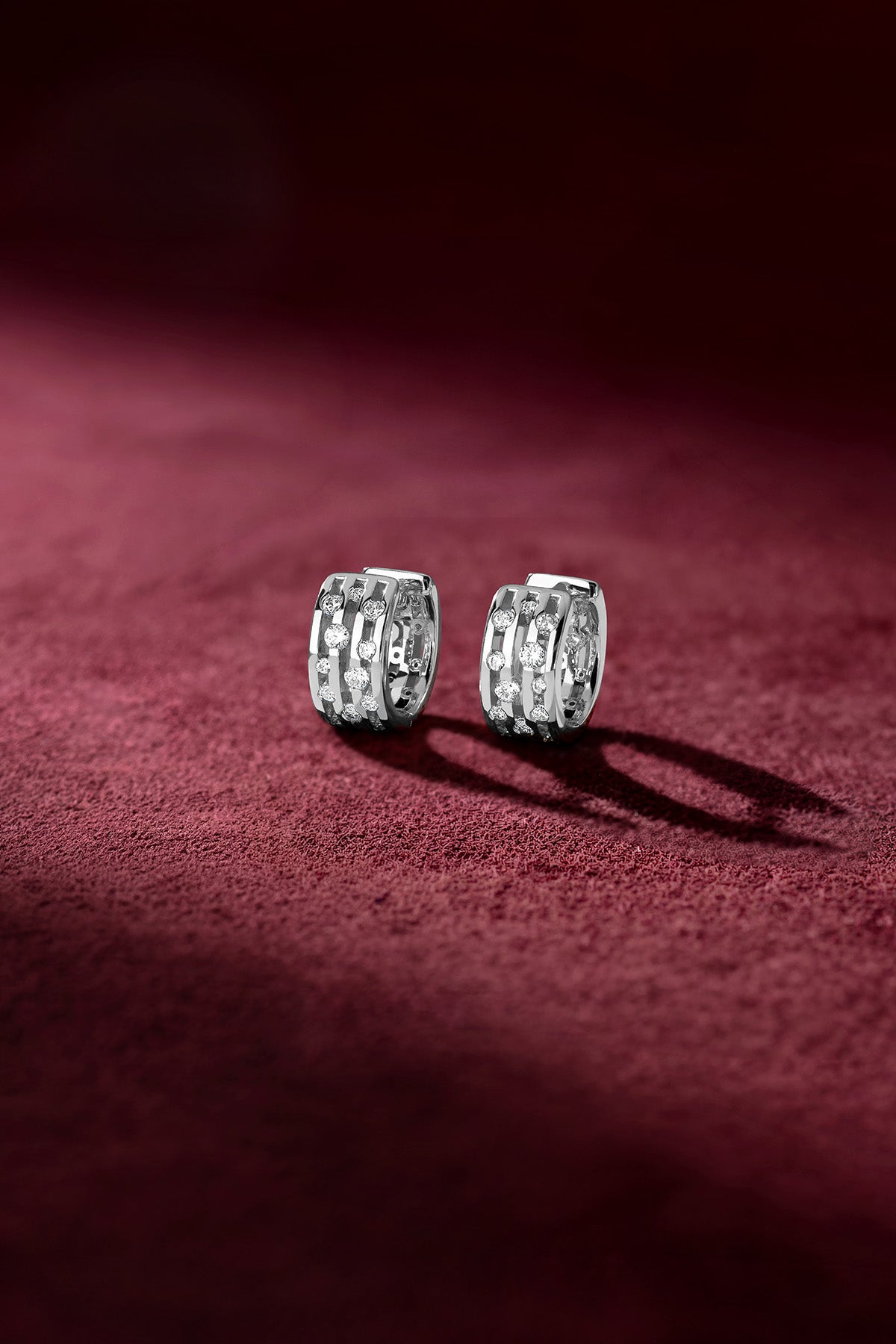 APM Monaco Automne Graphique boucles argent mini