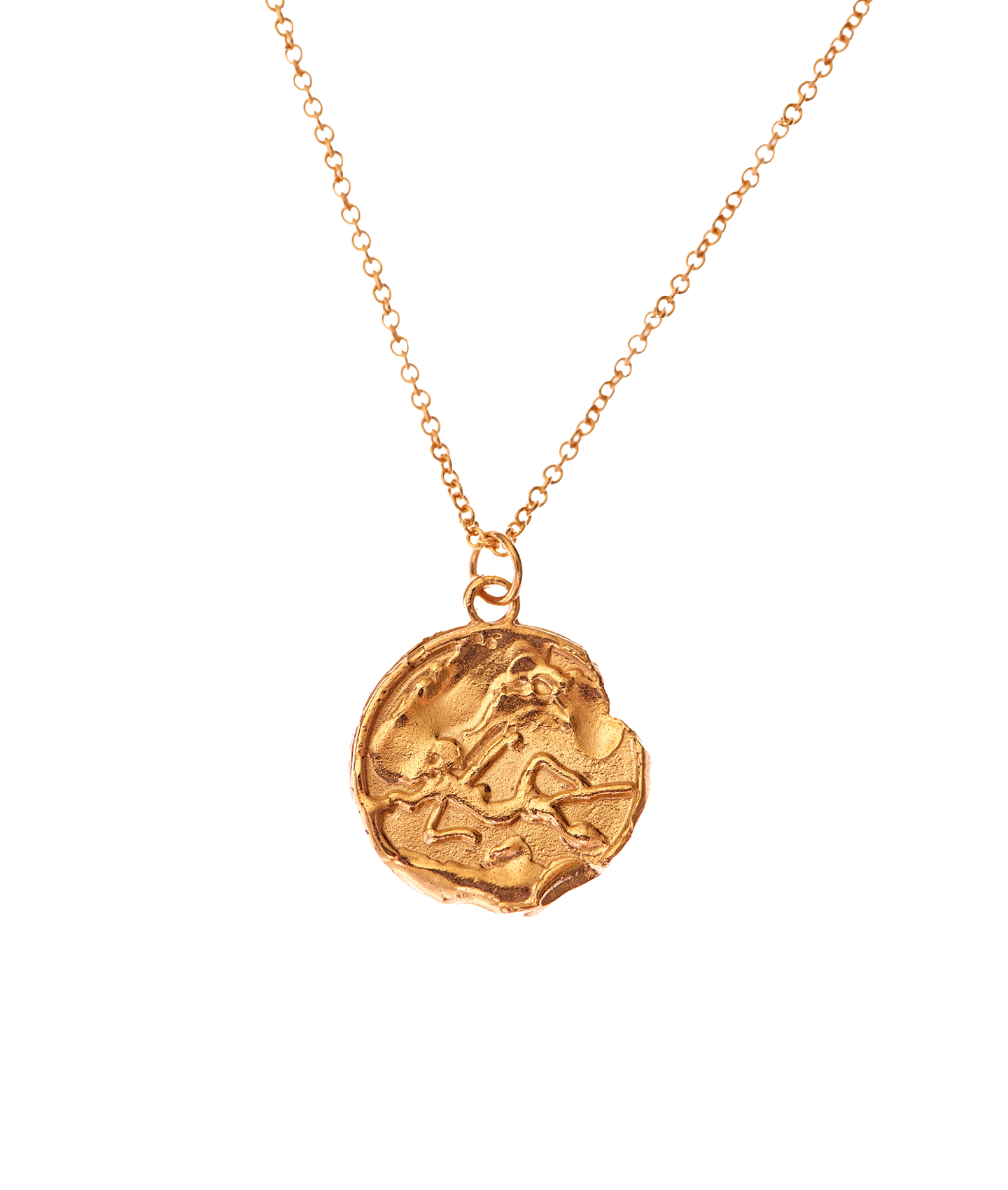 Alighieri The Virgo Medallion collier or 9 carats
