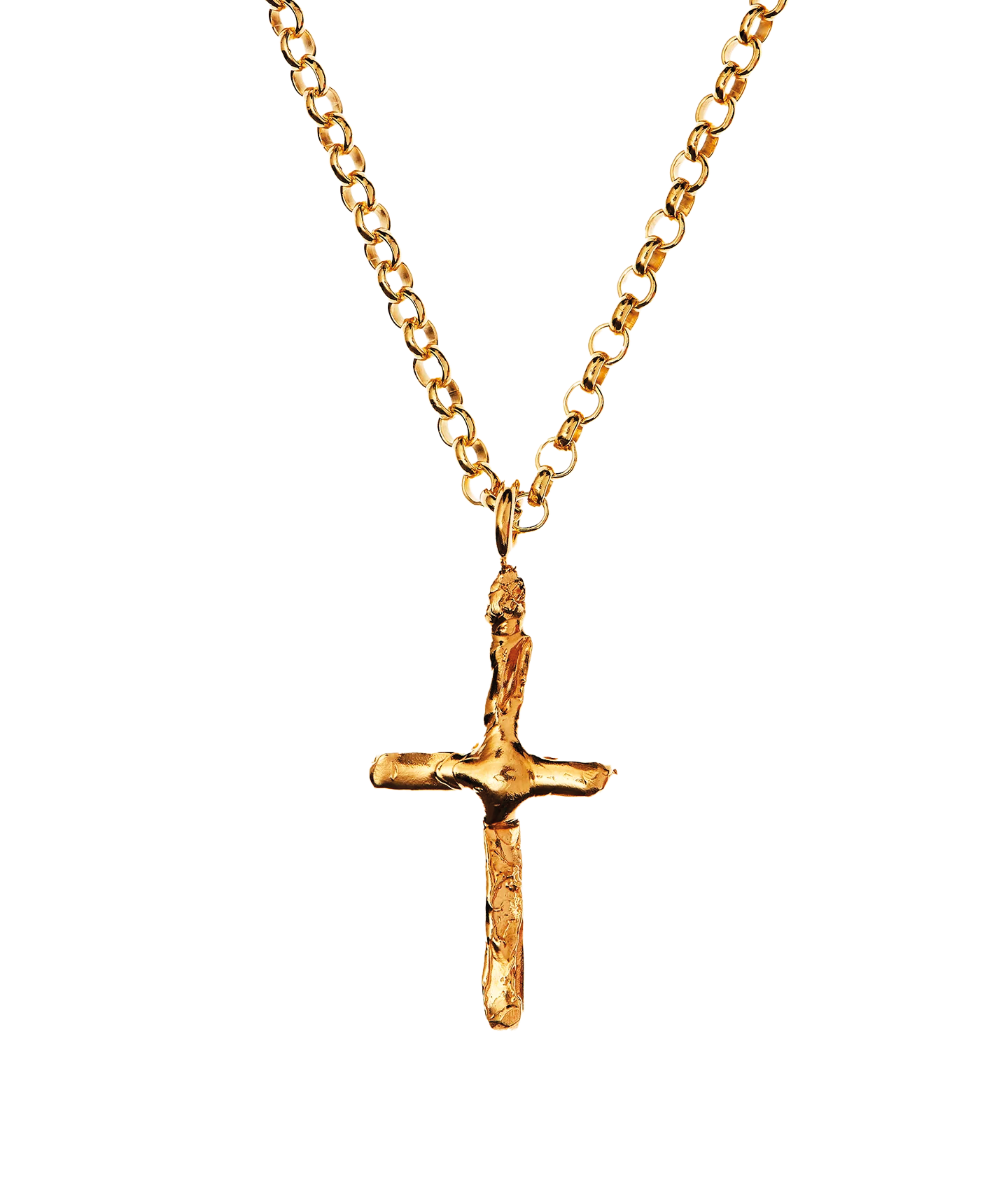 Alighieri Torch of the Night collier amulette bronze plaqué or