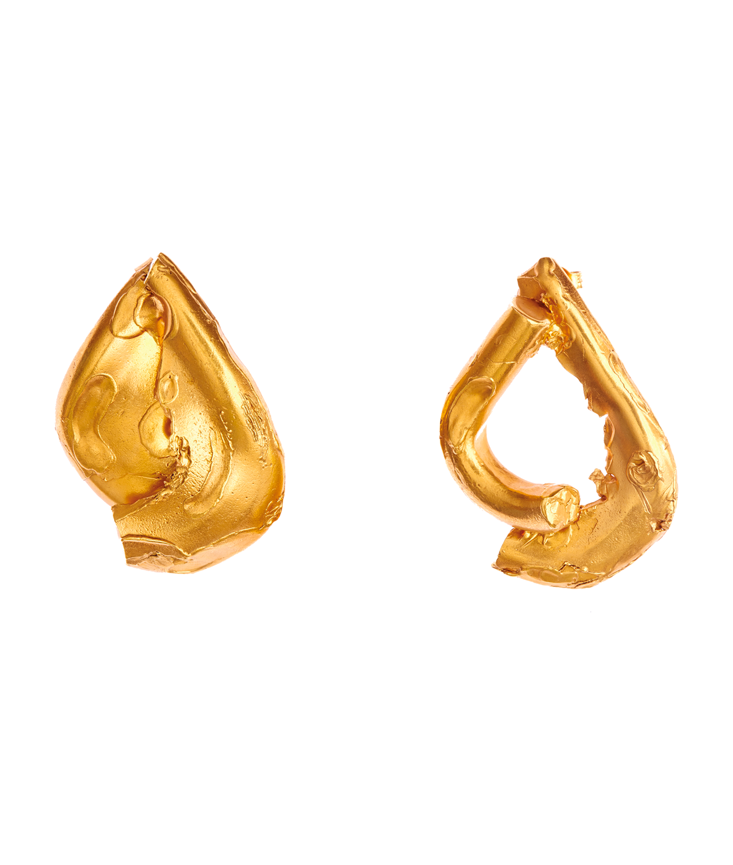 Alighieri Warrior boucles bronze plaqué or 24 carats