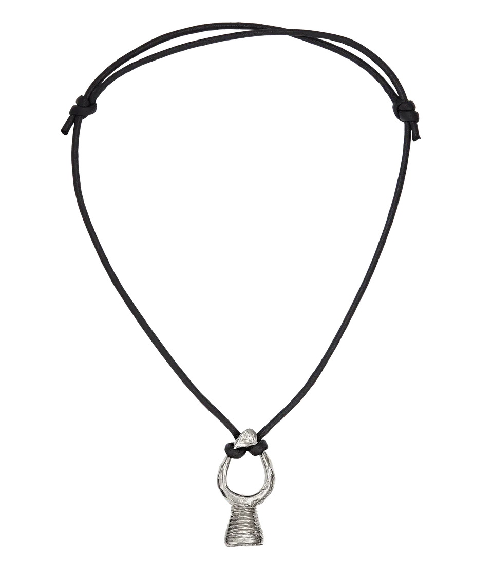 Alighieri Hidden Reflection collier pendentif miroir argent
