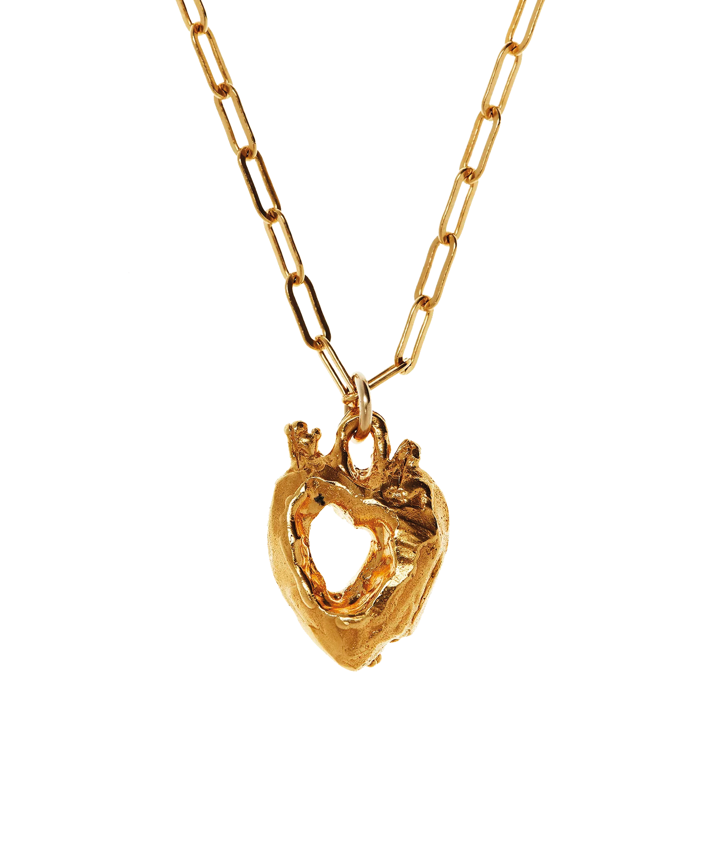 Alighieri The Lovers' Pact Necklace collier médaillon or