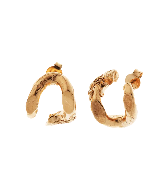 Alighieri The Flashback boucles d’oreilles bronze plaqué or 24kt