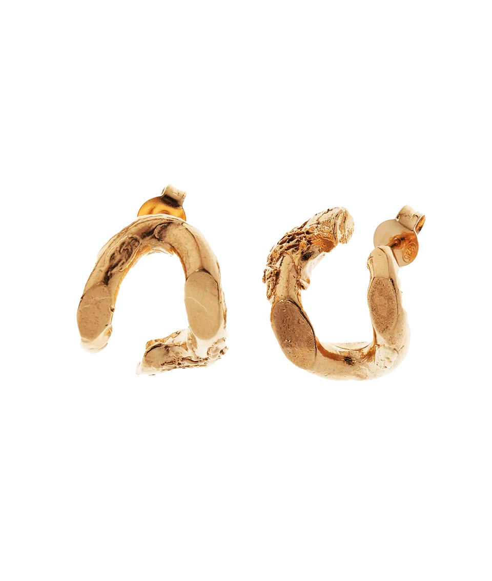 Alighieri The Flashback boucles d’oreilles bronze plaqué or 24kt