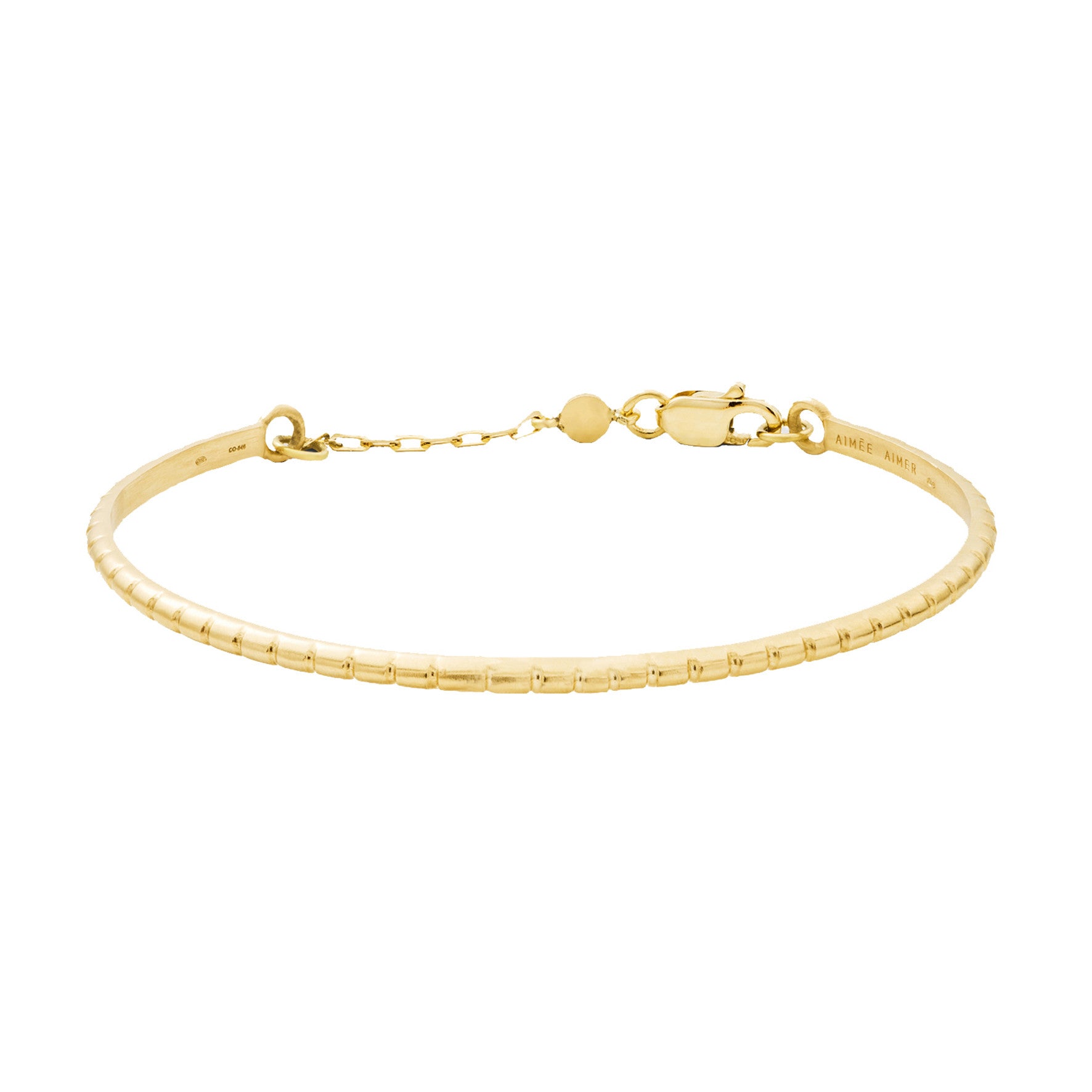 Aimée Aimer Folles Iguazu Jonc Or Jaune Medium 6,2 g