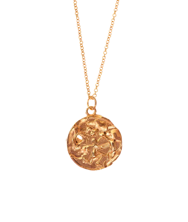 Alighieri The Sagittarius Medallion collier sagittaire or