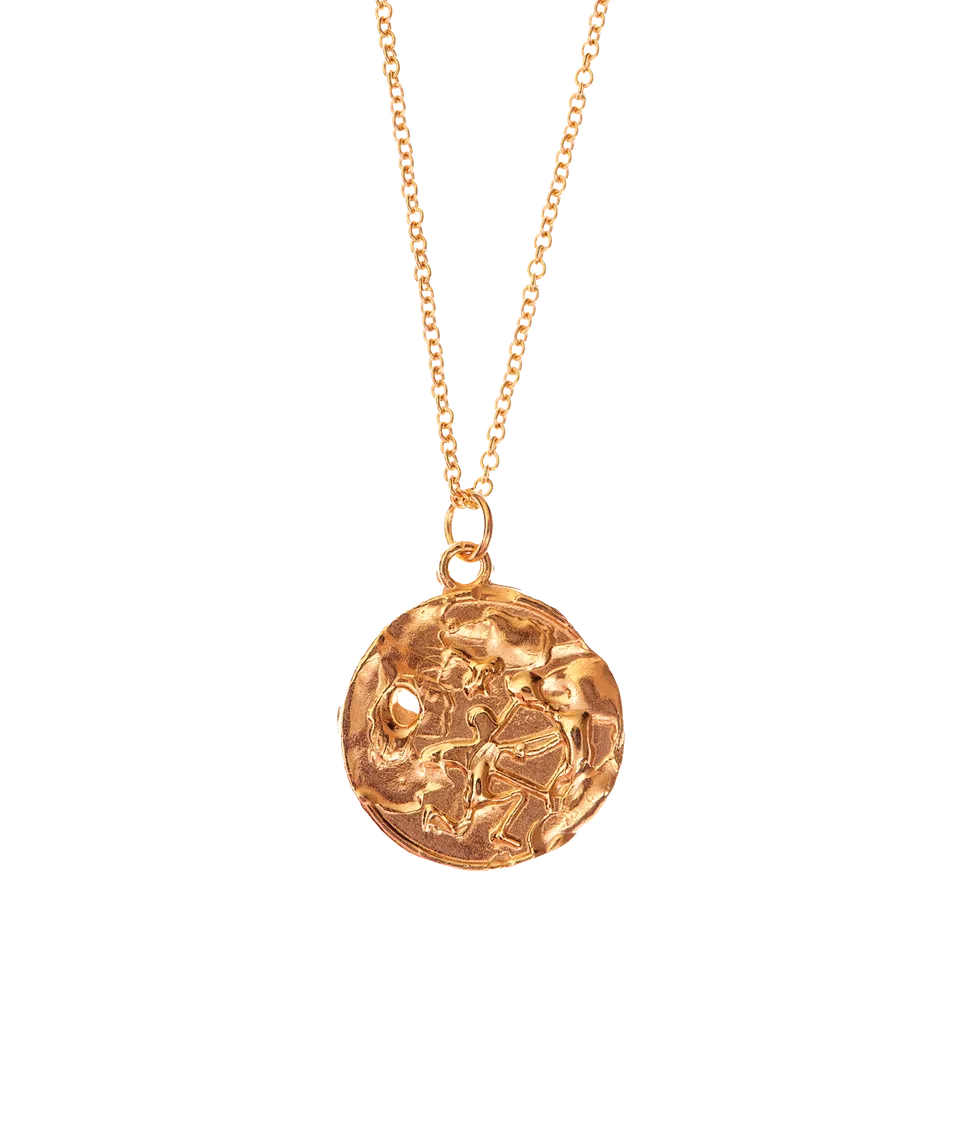 Alighieri The Sagittarius Medallion collier sagittaire or
