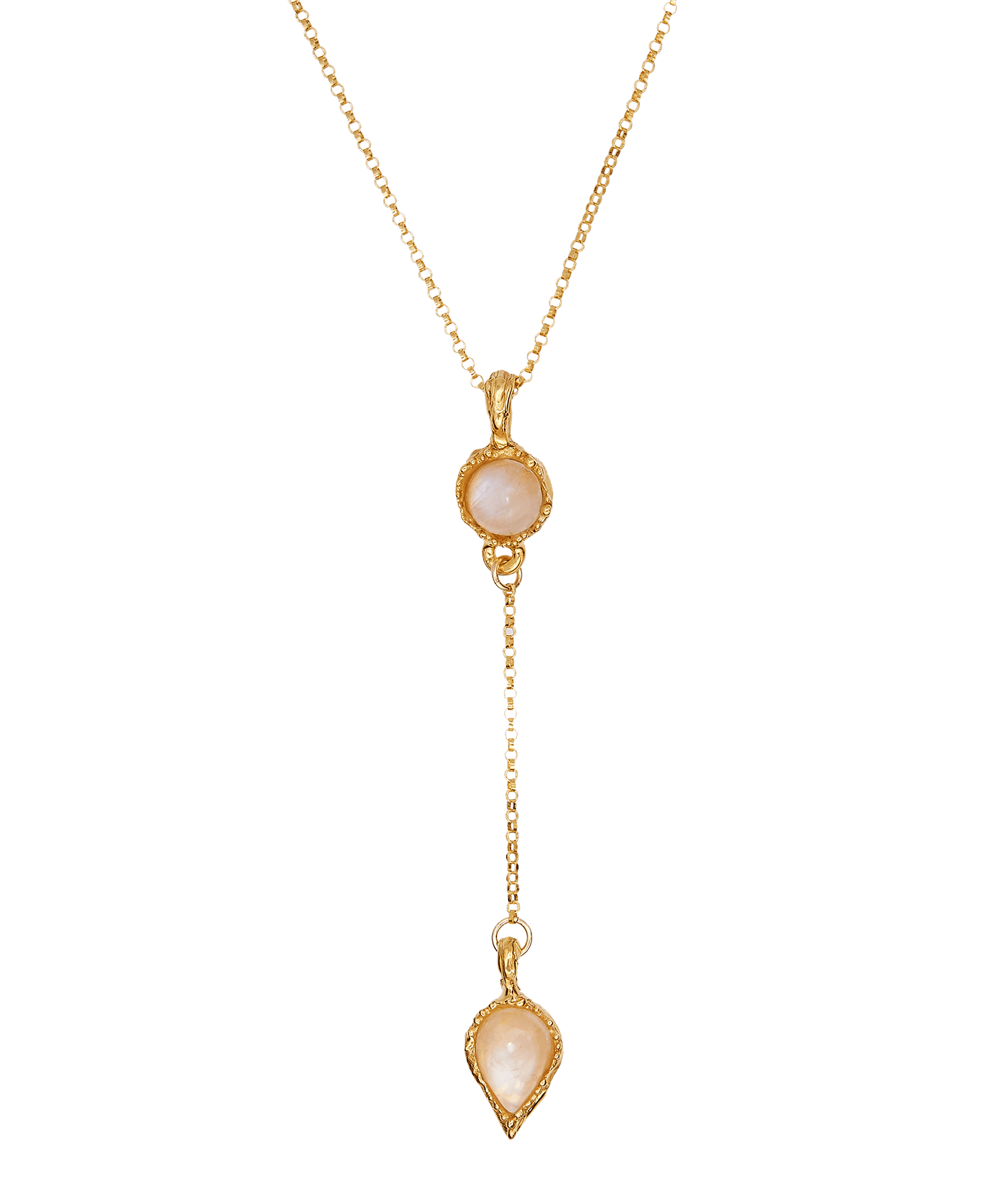 Alighieri Bewitching Rocks collier pierre de lune plaqué or