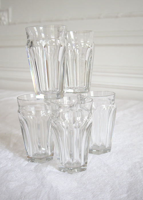 Aimée Aimer Harcourt petits verres cristal Baccarat lot 6