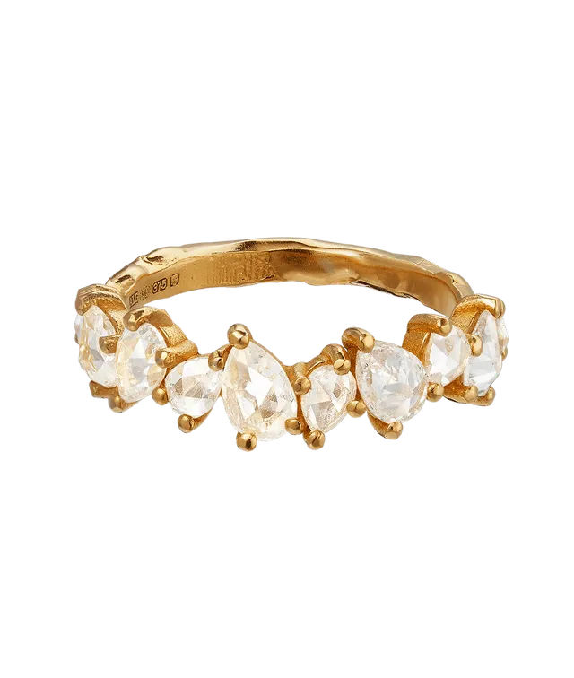 Alighieri Flickers of Love bague or diamants poire