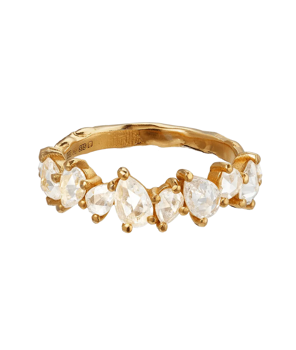 Alighieri Flickers of Love bague or diamants poire