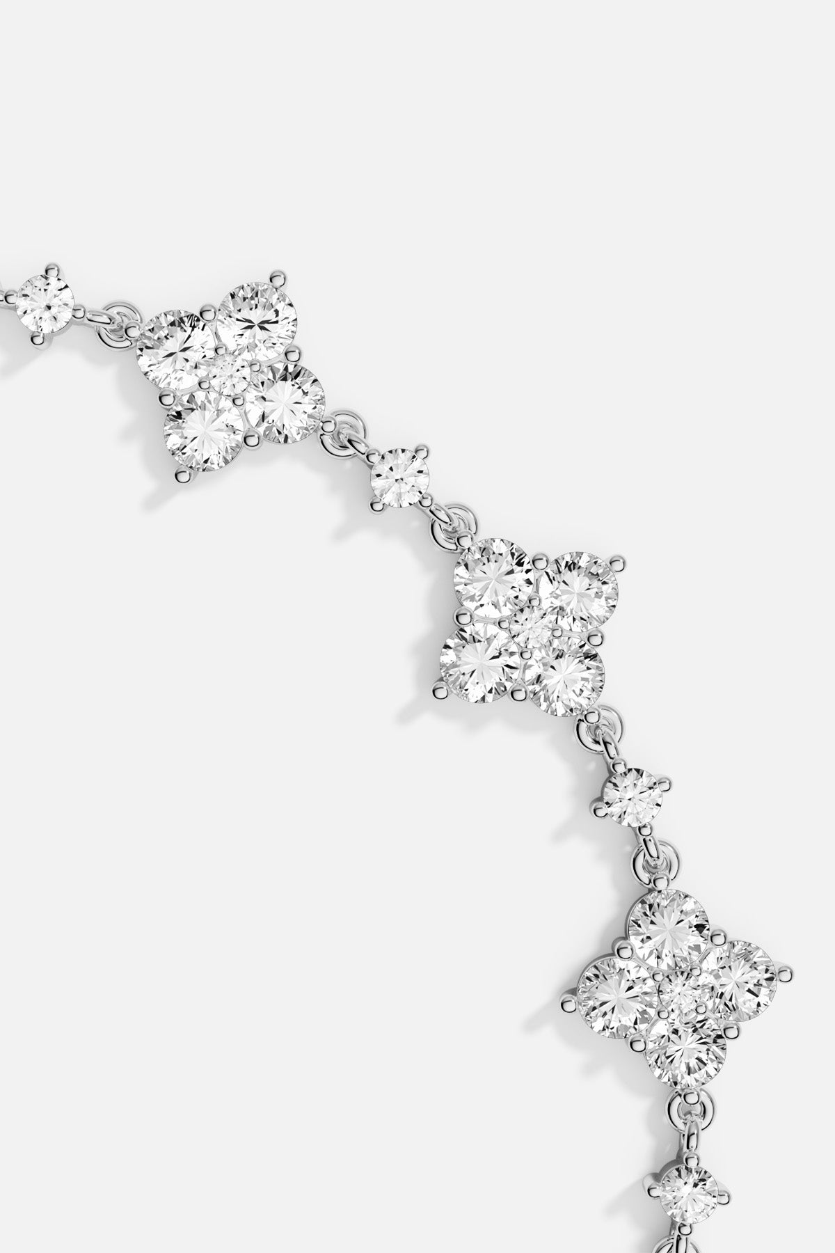 APM Monaco Lumière Éclat bracelet ajustable blanc zircon