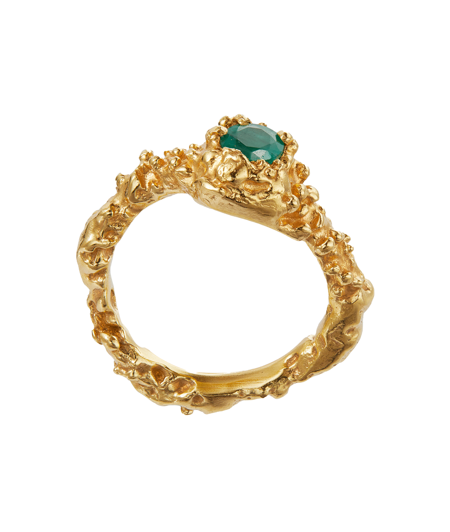 Alighieri Emerald Spark bague émeraude or J M P