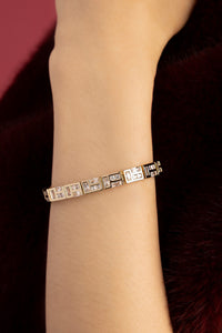 APM Monaco Festival Ice bracelet or jaune baguette