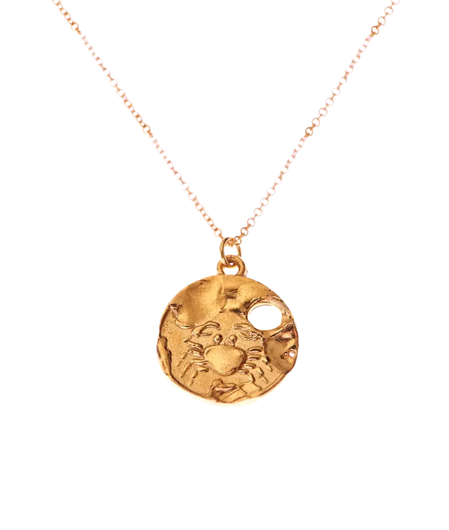 Alighieri The Cancer Medallion collier zodiaque or