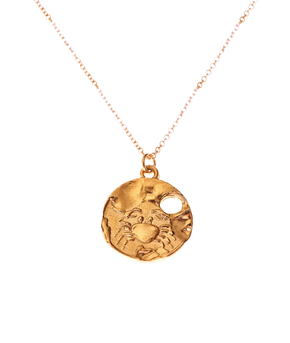 Alighieri The Cancer Medallion collier zodiaque or
