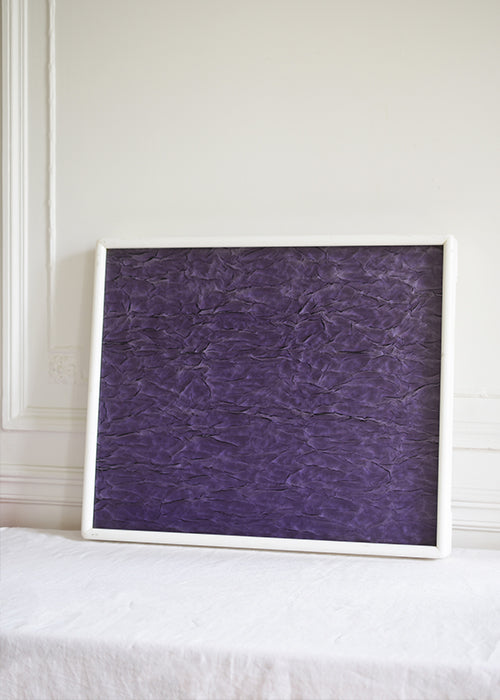 Aimée Aimer plateau résine fractale Dior 60x50 pièce unique