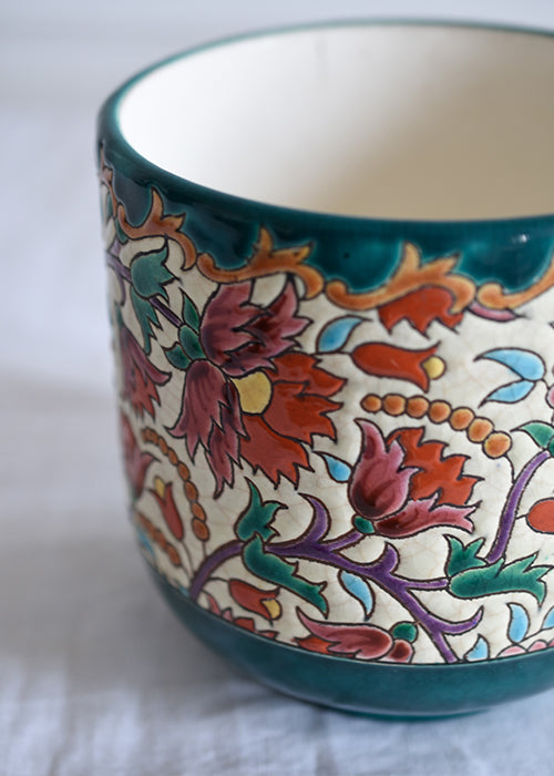 Aimée Aimer Vases Emeraudes cache-pot fleurs émeraude 15 cm