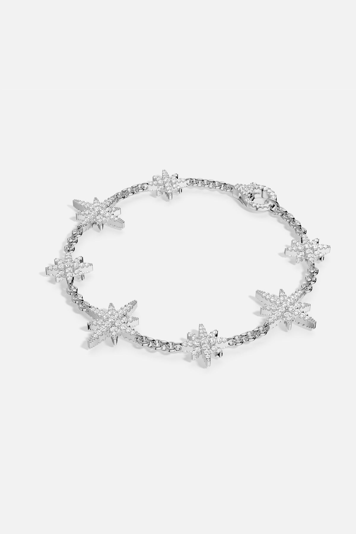 APM Monaco Météorites Bracelet large zircon blanc taille M
